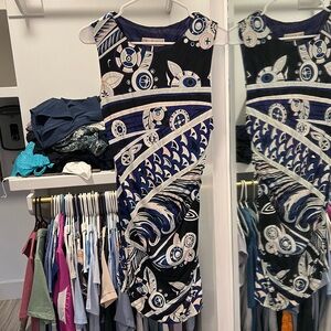 Emilio Puccini dress 100% silk sz 10